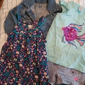 Four pieces of 6t clothing lightly used